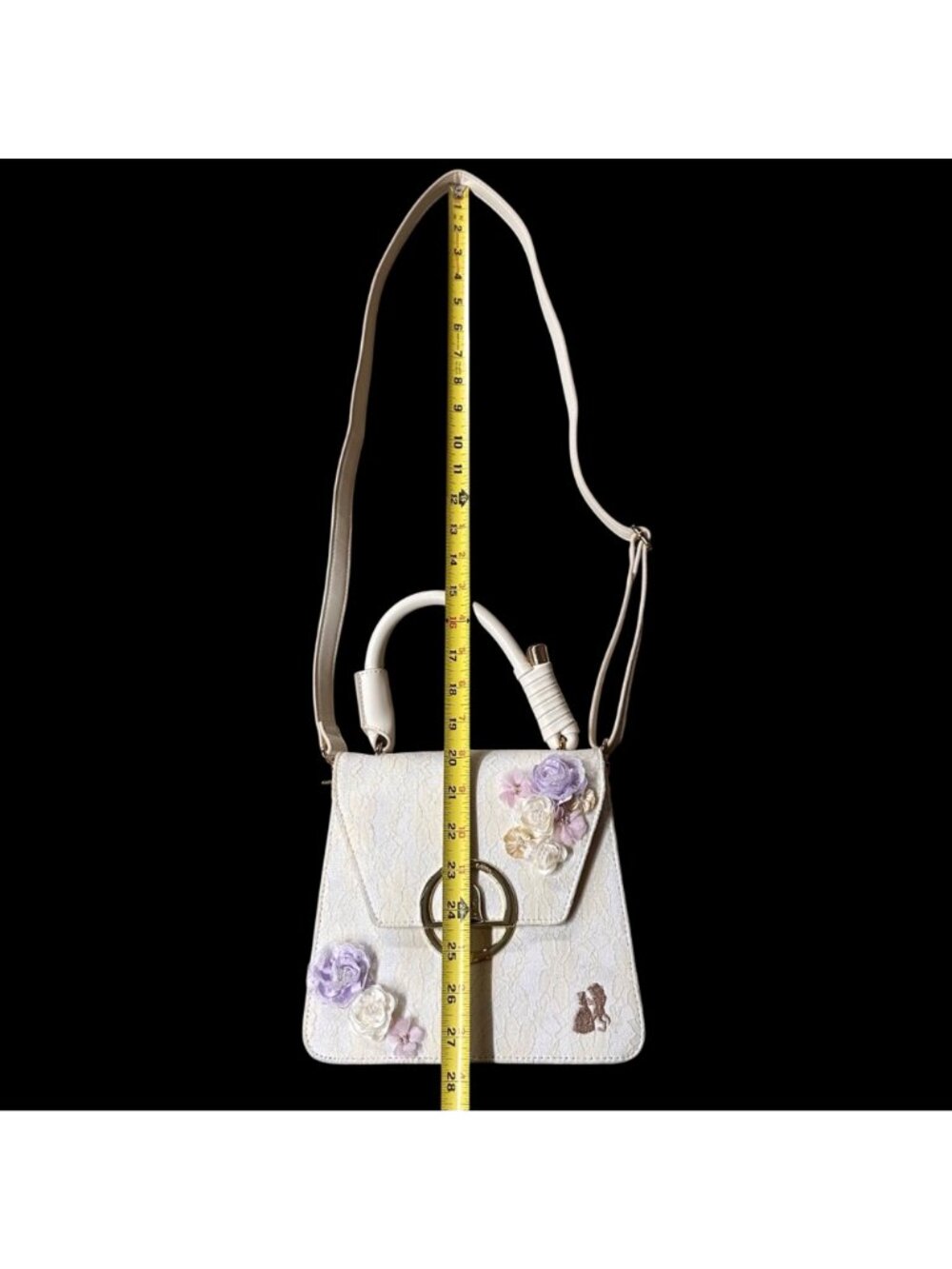 Loungefly Disney Beauty and the Beast Ballroom Dance Lace Handbag Shoulder Purse - Picture 15 of 16